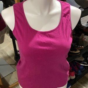 COPY - Jones New York Sport 100% cotton blue tank